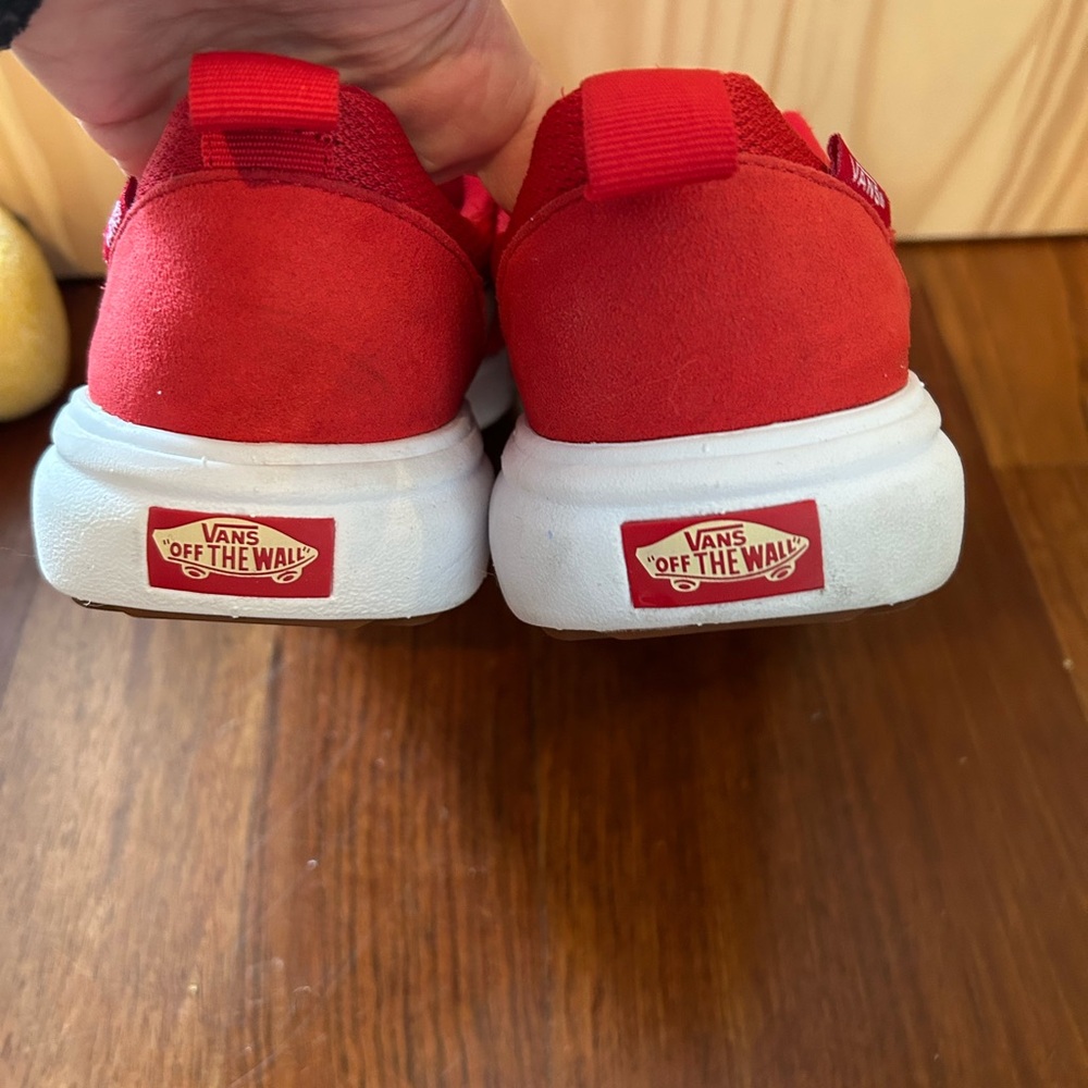 Vans UltraRange Red Sneakers with Ultra Cush Soles Men’s size 7 Women’s 8.5 - Picture 5 of 8
